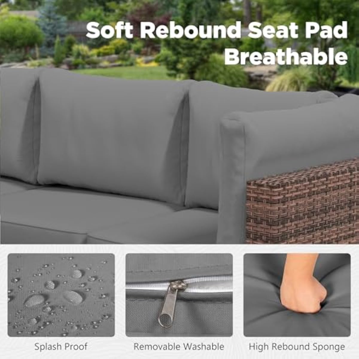 7-piece weather-resistant ratt - Outdoor Furniture Plus recension och pris