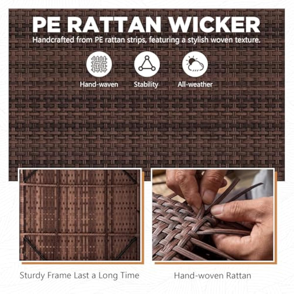 7-piece weather-resistant ratt - Outdoor Furniture Plus recension och pris