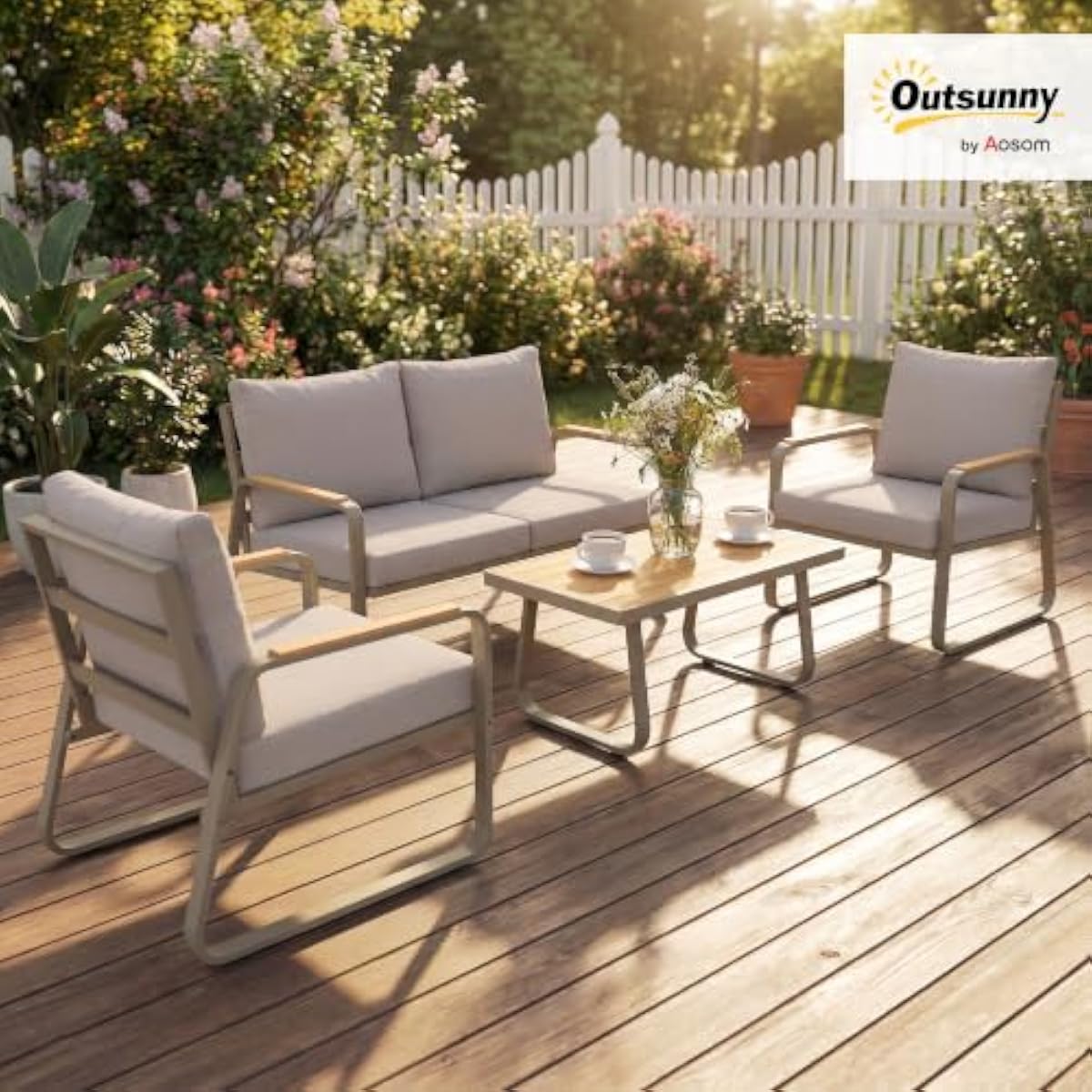 4-Piece Outdoor Lounge Collect - Outdoor Furniture Plus recension och pris