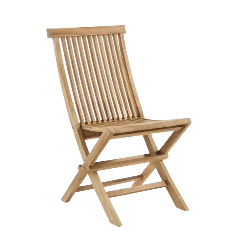 Teak Traditional Folding Chair - Outdoor Furniture Miami recension och pris