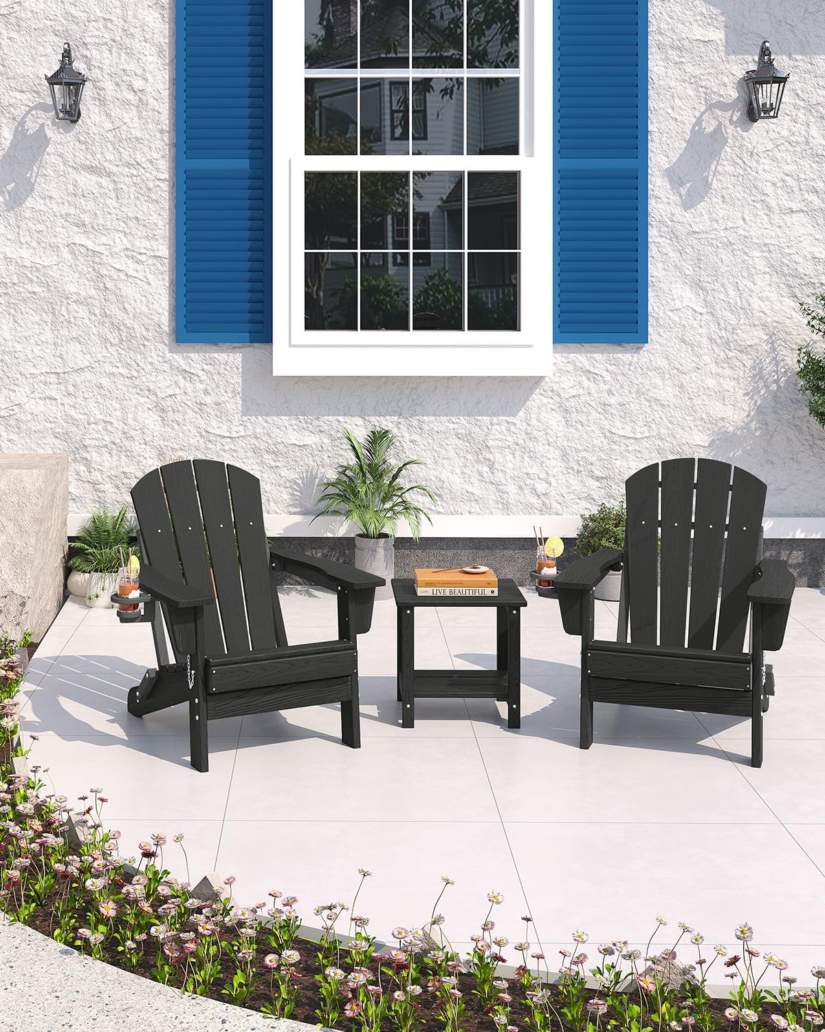 Folding Adirondack Chair HDPE  - Outdoor Furniture Hdpe recension och pris