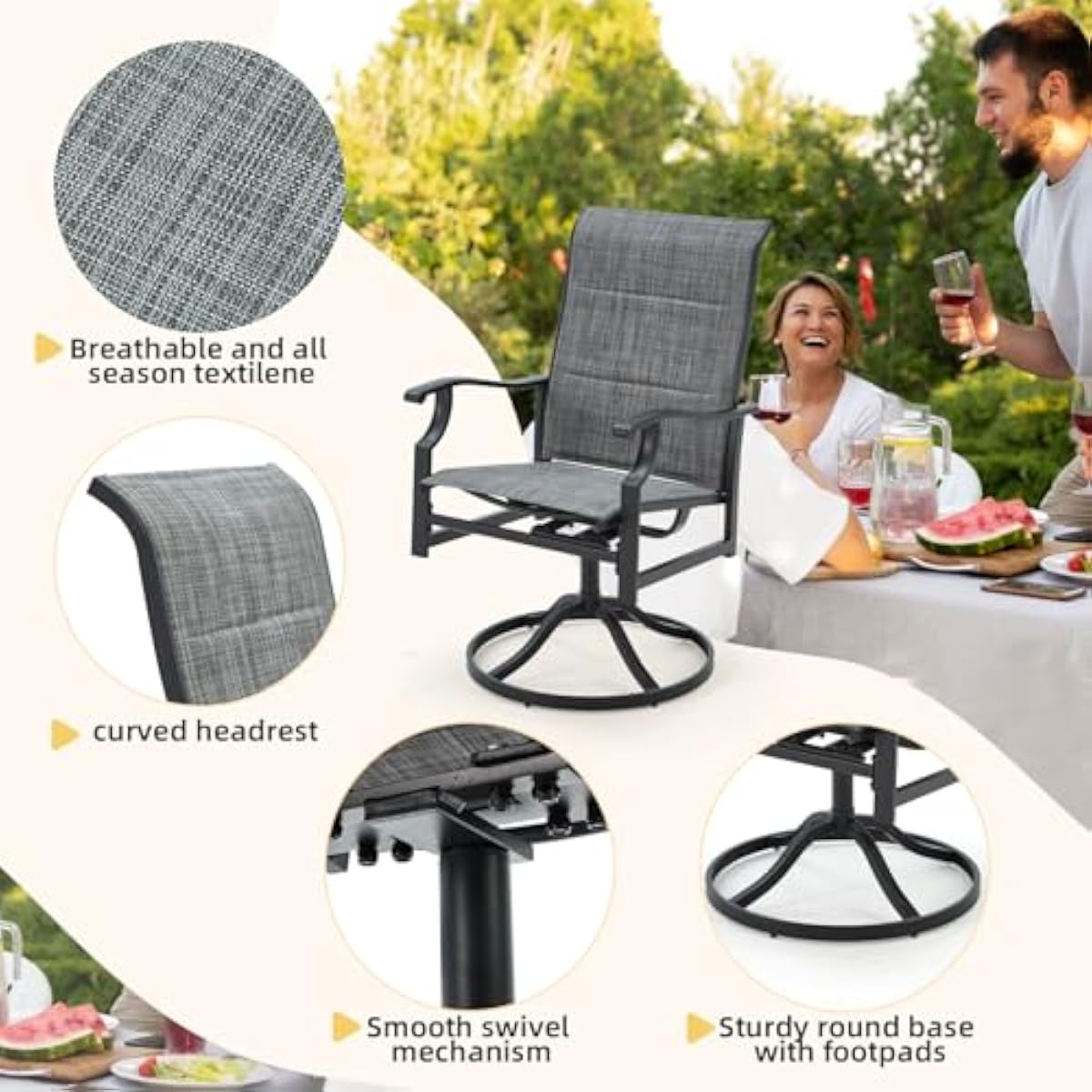 6-Piece Modern Outdoor Dining  - Outdoor Furniture Plus recension och pris