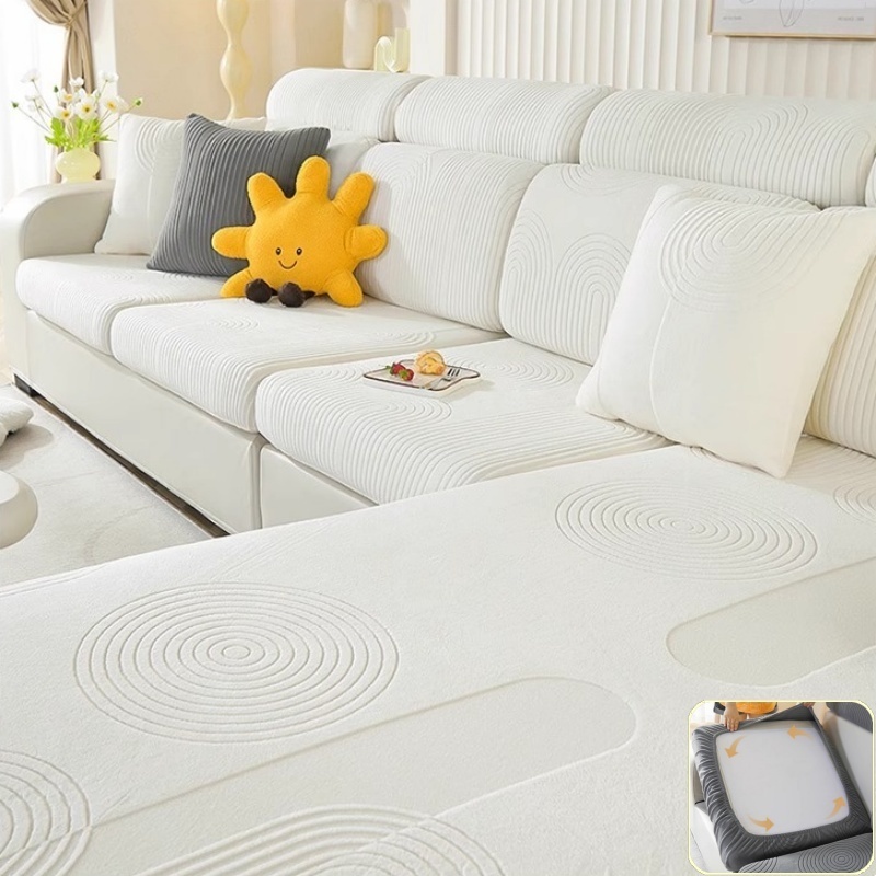 Elastic Jacquard Velvet Sofa C - Outdoor Furniture Plus recension och pris