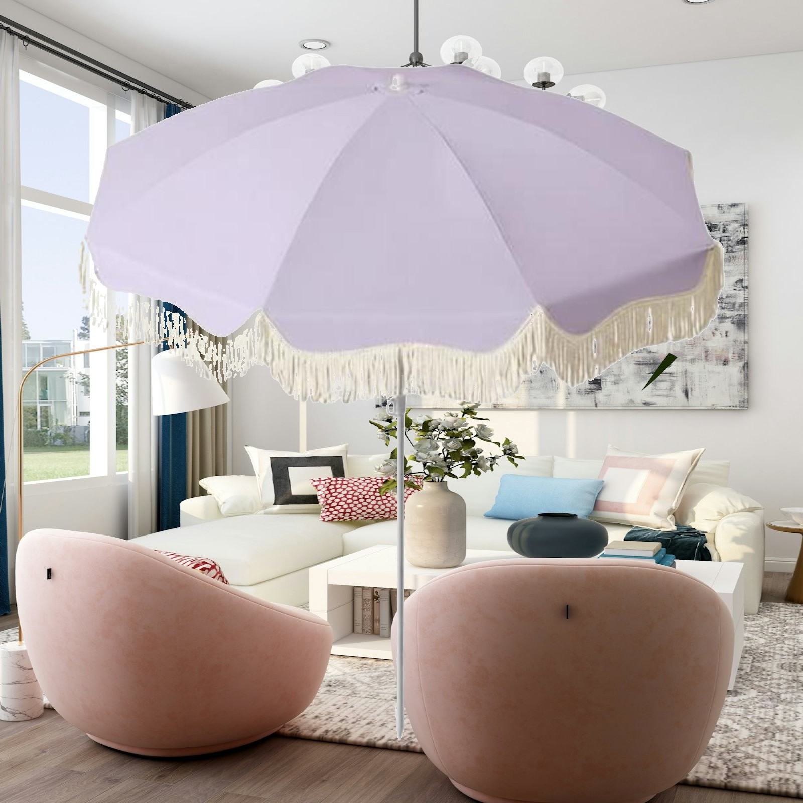 Patio Umbrella UPF50 Plus Sun  - Outdoor Furniture Plus recension och pris
