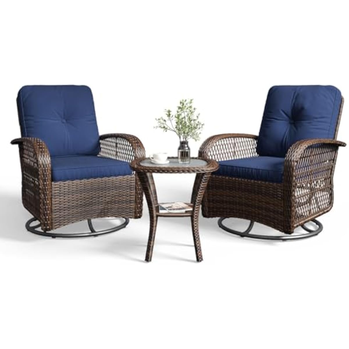 3-Piece Modern Outdoor Bistro  - Outdoor Furniture Plus recension och pris