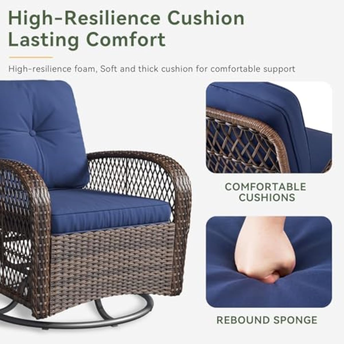 3-Piece Modern Outdoor Bistro  - Outdoor Furniture Plus recension och pris