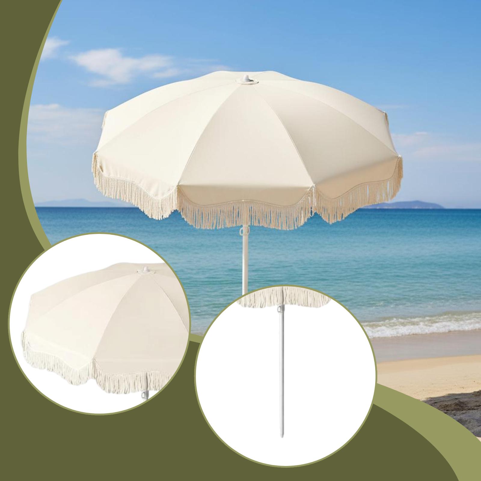 Fringe Patio Umbrella UPF50 Pl - Outdoor Furniture Plus recension och pris