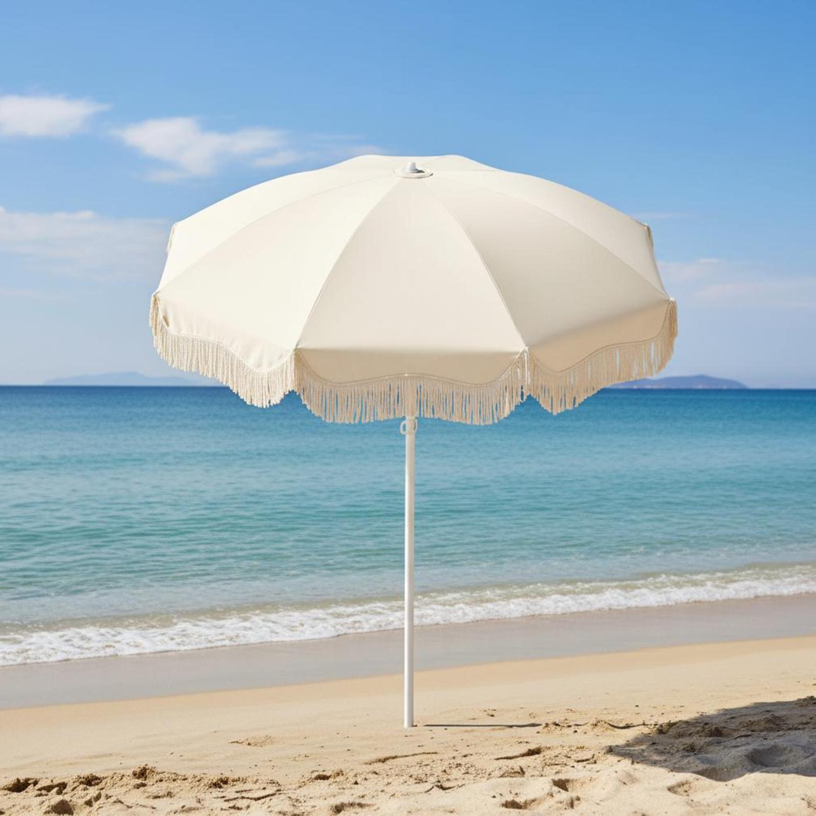 Fringe Patio Umbrella UPF50 Pl - Outdoor Furniture Plus recension och pris